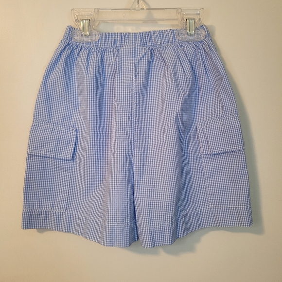 Blue Gingham Shorts - Picture 2 of 5